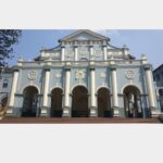 St. Aloysius Chapel in Mangalore showcasing elegant colonial-era architecture and arched façade
